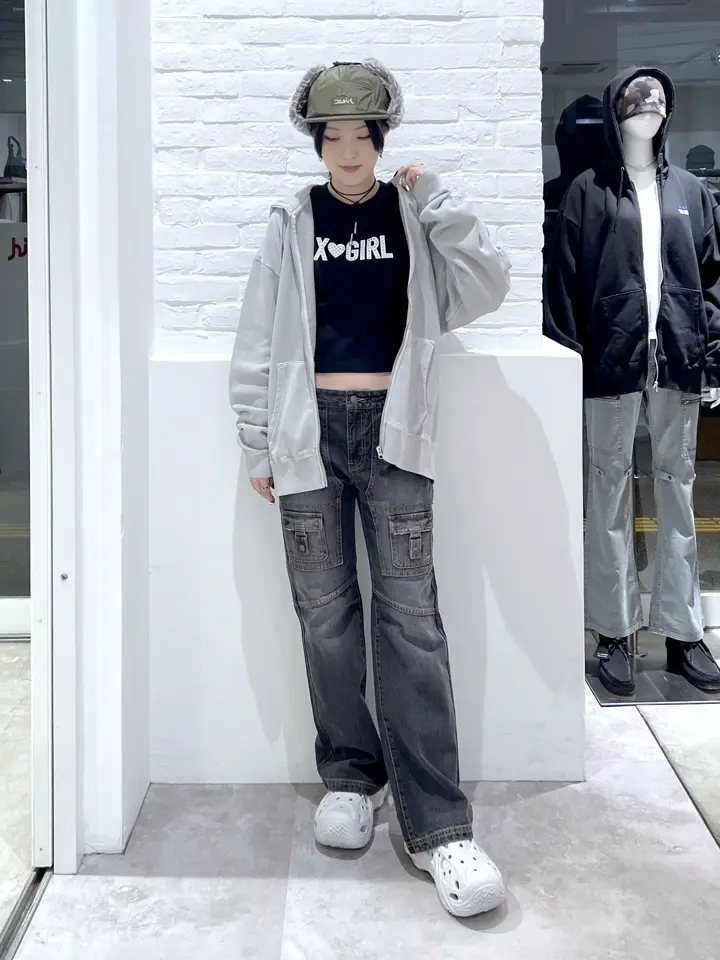 PIGMENT DYED FACE LABEL ZIP UP SWEAT HOODIE – calif（カリフ）公式