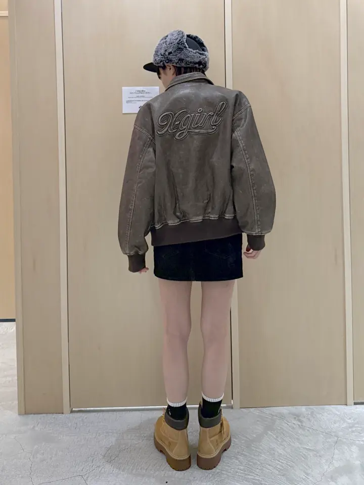 まぁ.♡さん専用★新品未使用★Faux leather crop jacket Cropped Faux Leather Jacket