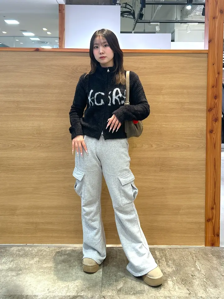 LOGO JACQUARD ZIP UP SHAGGY KNIT TOP – calif（カリフ）公式サイト