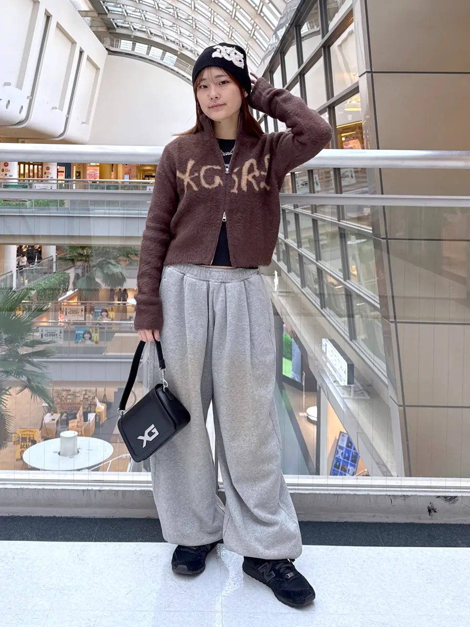 LOGO JACQUARD ZIP UP SHAGGY KNIT TOP – calif（カリフ）公式サイト