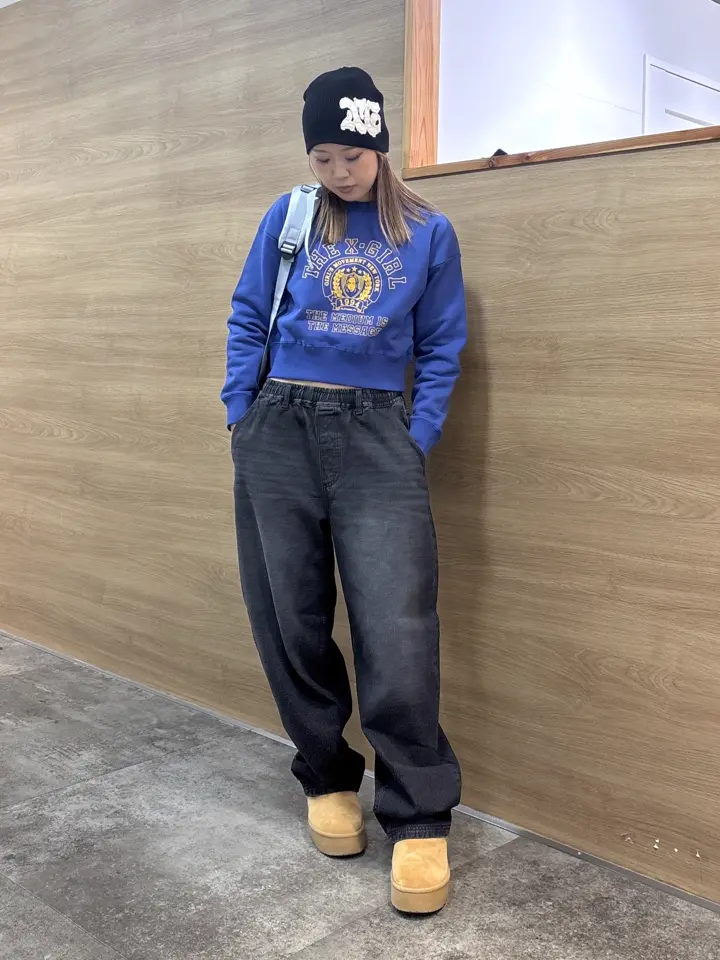 【新品未使用】値下げ♡早い者勝ち♡Blue BarrelLeg Denim DENIM BARREL LEG JEANS 25SS／13327