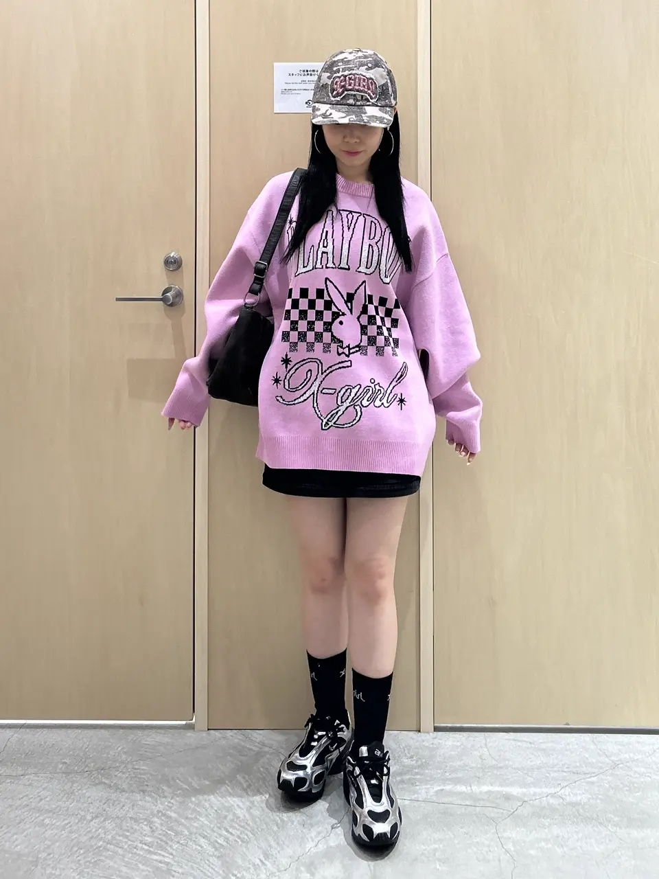 PLAYBOY × X-girl JACQUARD KNIT TOP – calif（カリフ）公式サイト