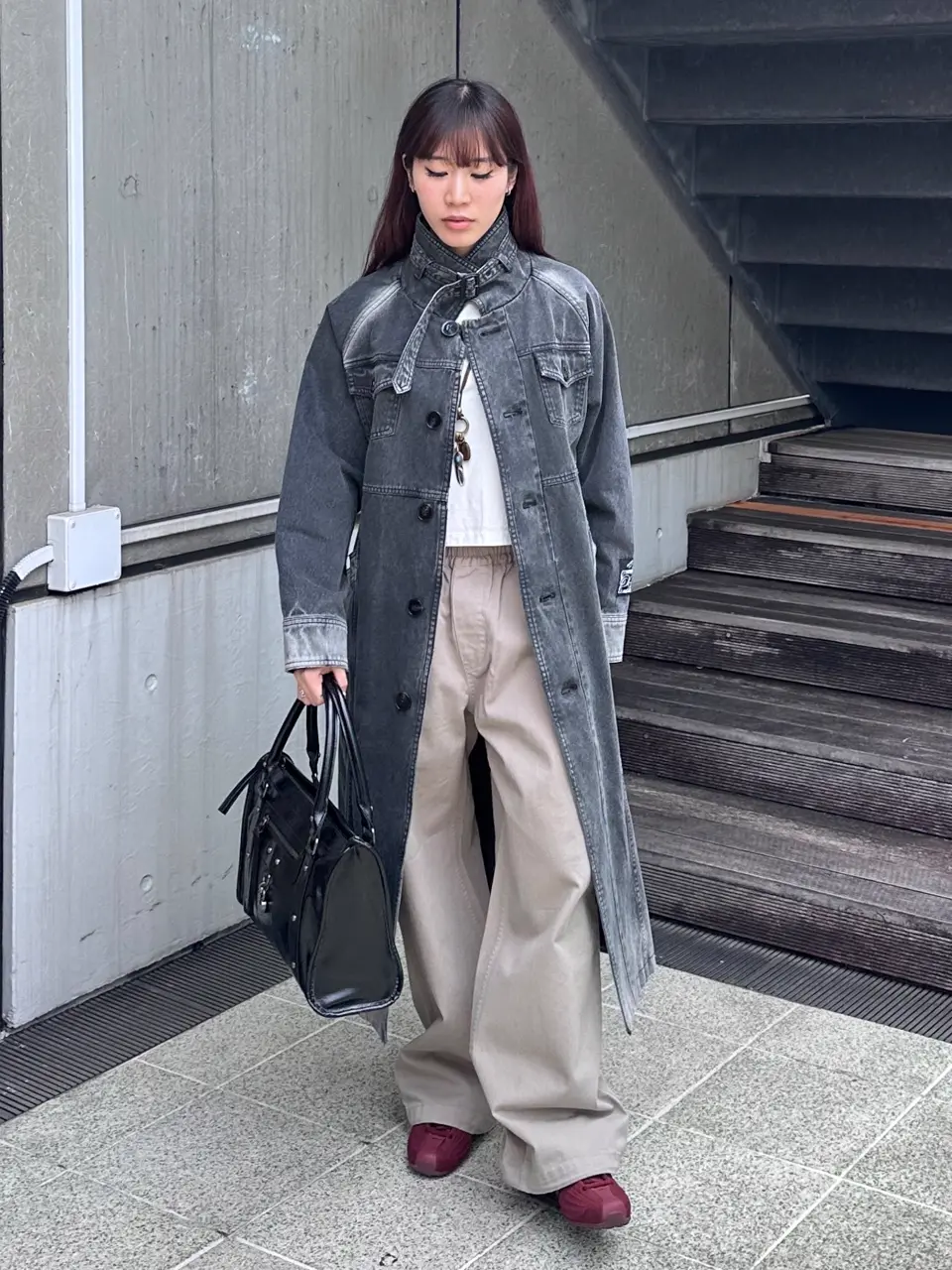 FADED STAND COLLAR LONG COAT – calif（カリフ）公式サイト