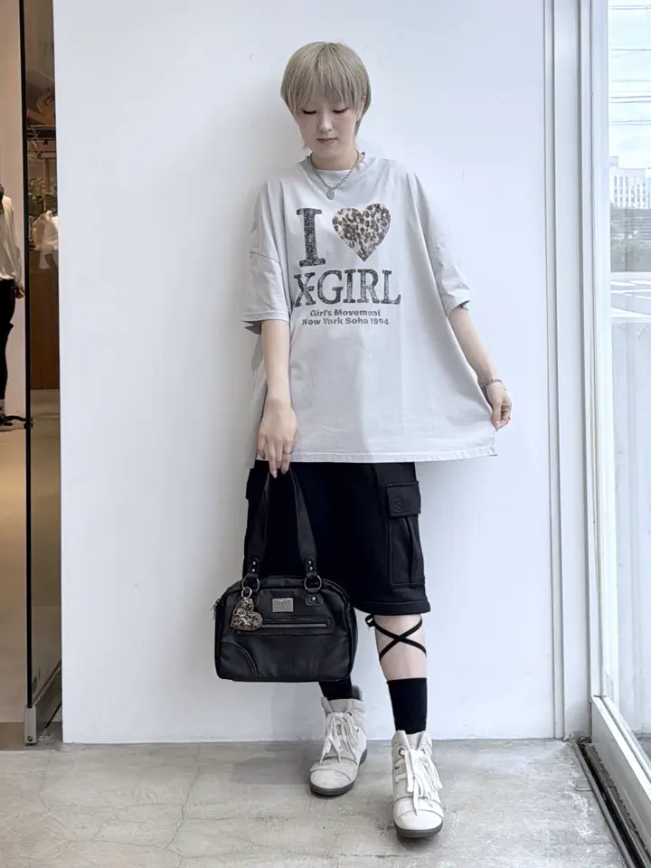 X-girl / FADED I LOVE X-GIRL S/S BIG TEE DRESS – calif（カリフ