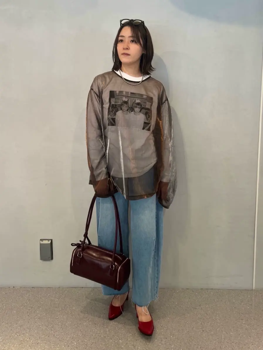 muveil パフスリーブラメプルオーバー ネイビー 大きいサイズ》ラメパフスリーブニットプルオーバー