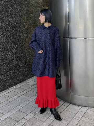 【新品未着用】ROSE BUD☆mich ビッグカラージャケット　ブラック ローズバッド 【新品未着用】ROSE BUD☆mich ビッグカラー
