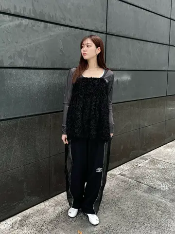 m*】様 UMBRO×ROSE BUD/ORGANZA SLEEVE UMBRO×ROSE BUD/ORGANZA LINE NYLON PANTS – calif（カリフ