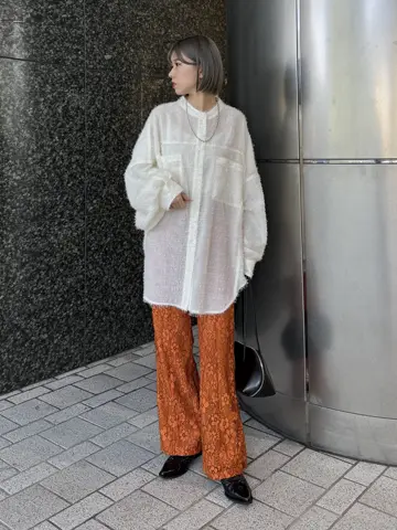 入荷now 安全 HEAVENS/FRINGE GENE SHEER calif（カリフ）公式 – SHIRT RELAX トップス
