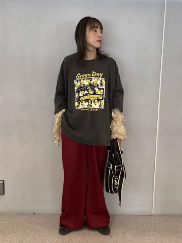 ROSE BUD別注】GOOD ROCK SPEED/GREEN DAY OVER SIZE T-shirt
