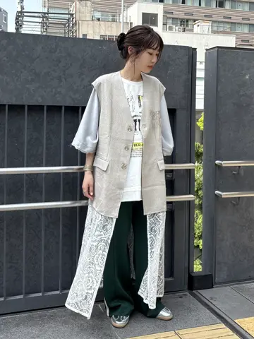 OKIRAKU×ROSE BUD/3WAY LACE SKIRT VEST DRESS – calif（カリフ