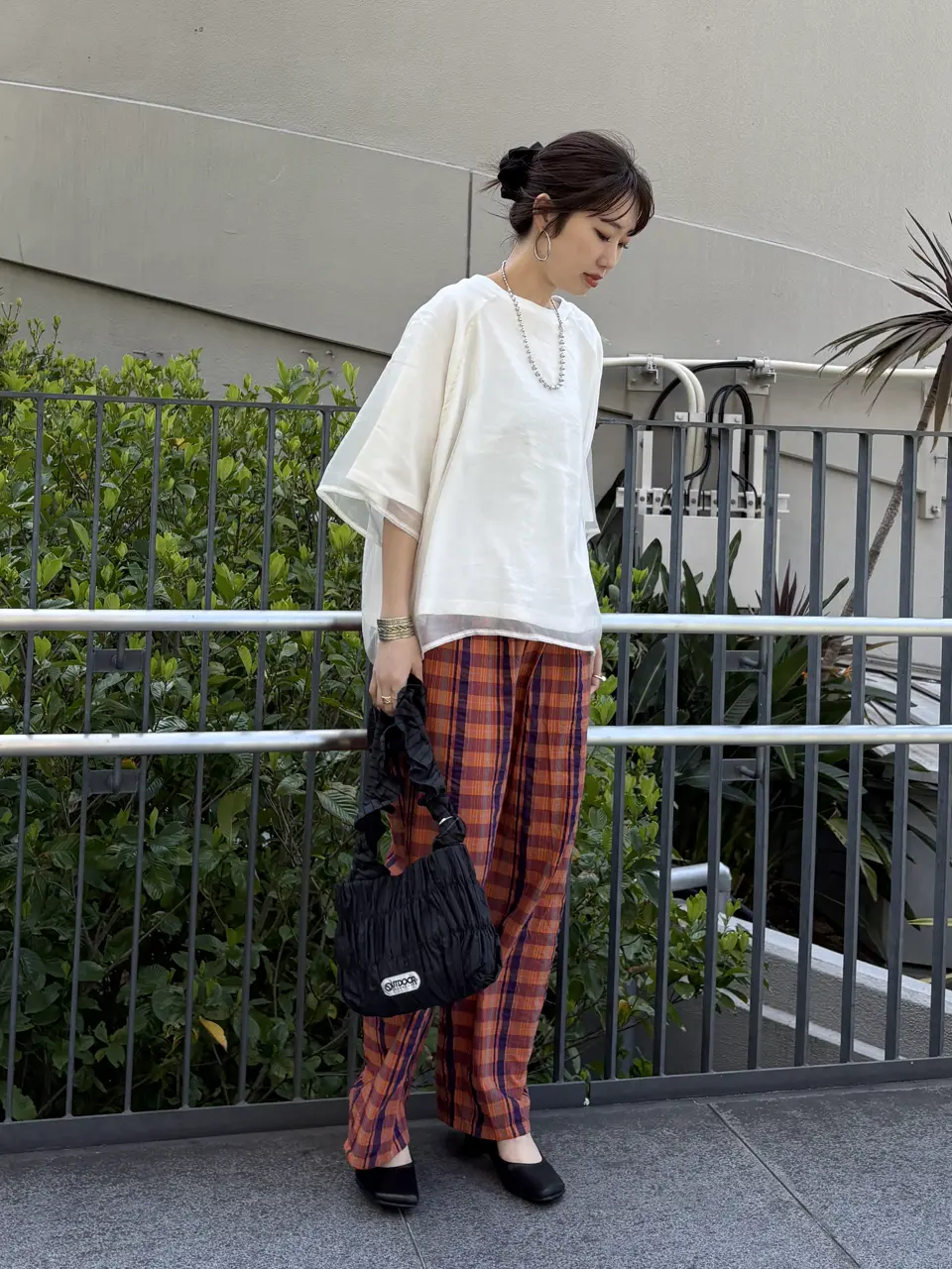 AND MARY Sophia layered tops ベージュ