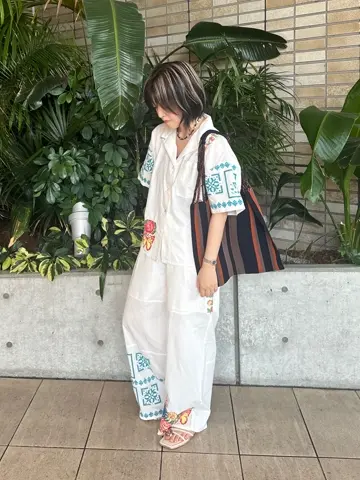 ポポさん専用 FLOWER EMBROIDERY SHIRT FLOWER EMBROIDARY SHIRT – calif（カリフ）公式サイト