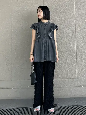 【美品】LAURA DI MAGGIO サークルハンドルショルダーバッグ LAURA DI MAGGIO ショルダーバッグ バッグ (LAURA MAGGIO