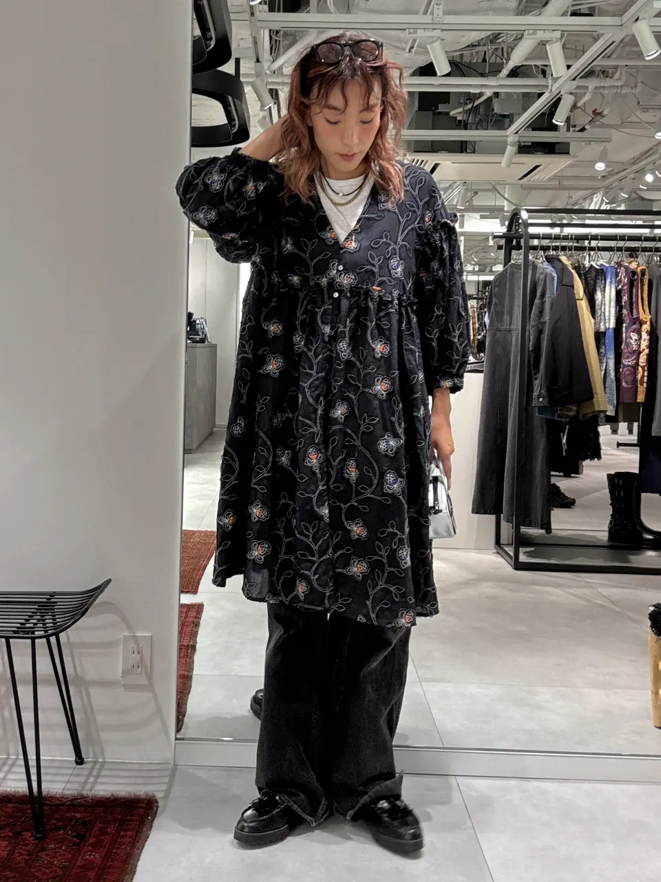 mag.by c/FLOWER EMBROIDERY MINI DRESS – calif（カリフ）公式サイト