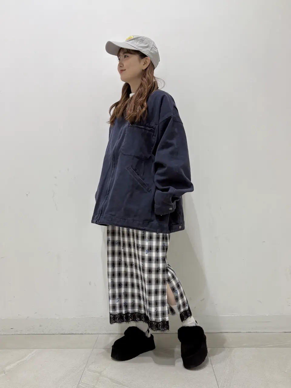 ローズバット   コート   お早めに(*^^*) ROSE BUD（ローズバッド）の「チェック柄コート（その他アウター