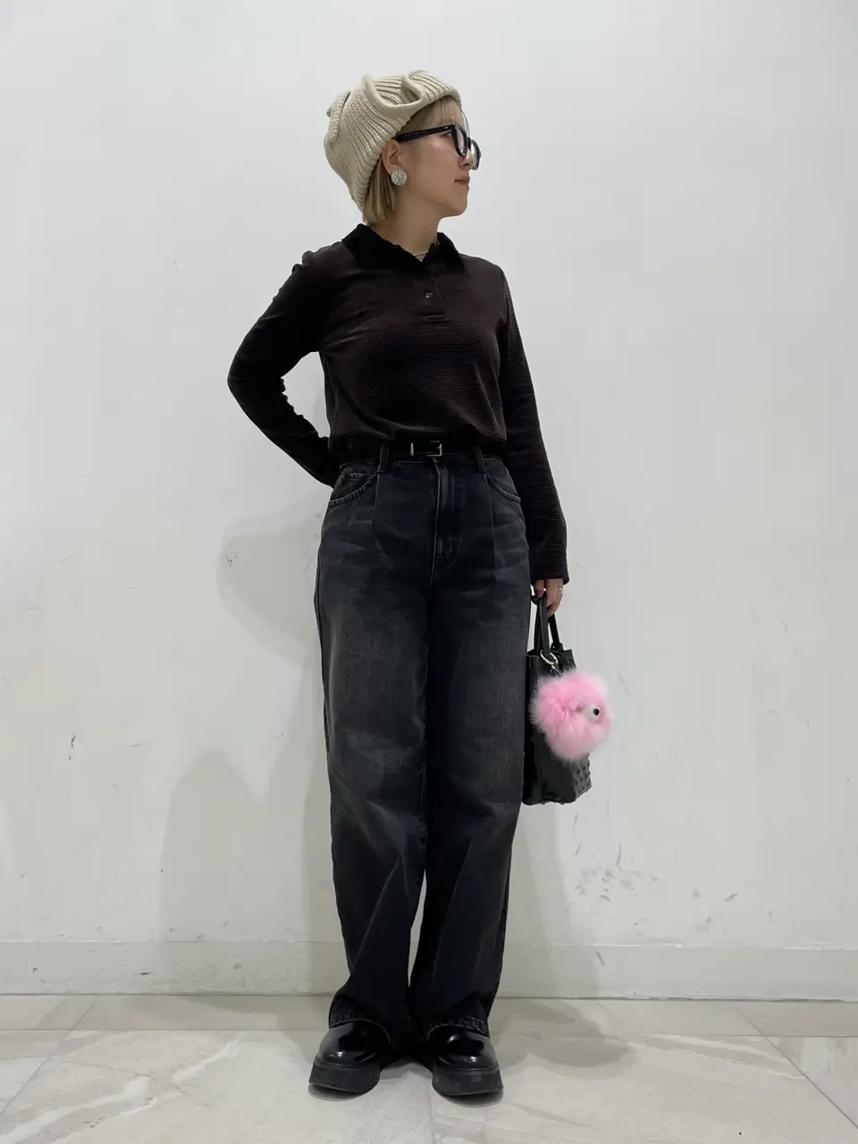 mici/POLO COLLAR STRIPE TOP – calif（カリフ）公式サイト