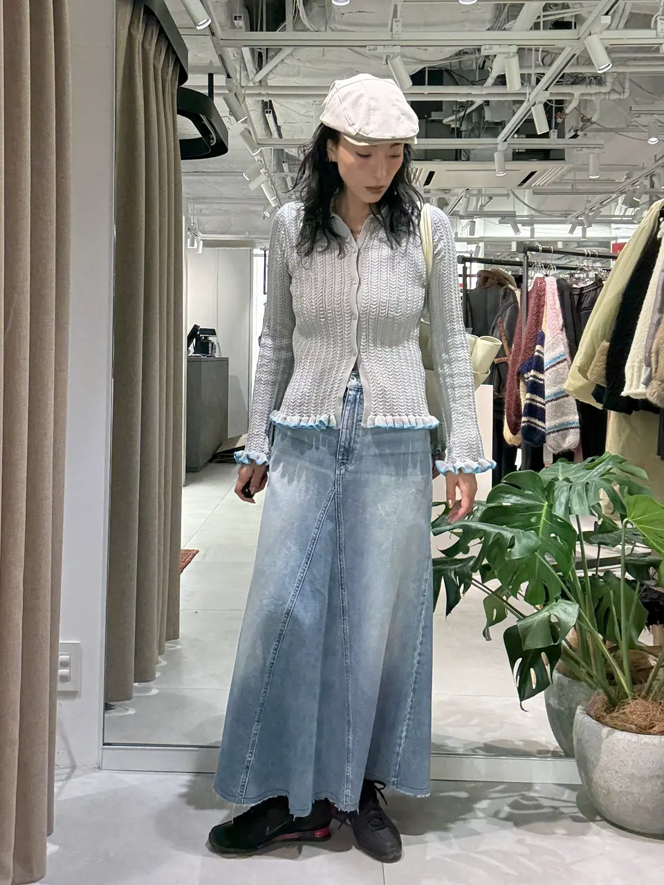 RUFFLED KNIT CARDIGAN – calif（カリフ）公式サイト
