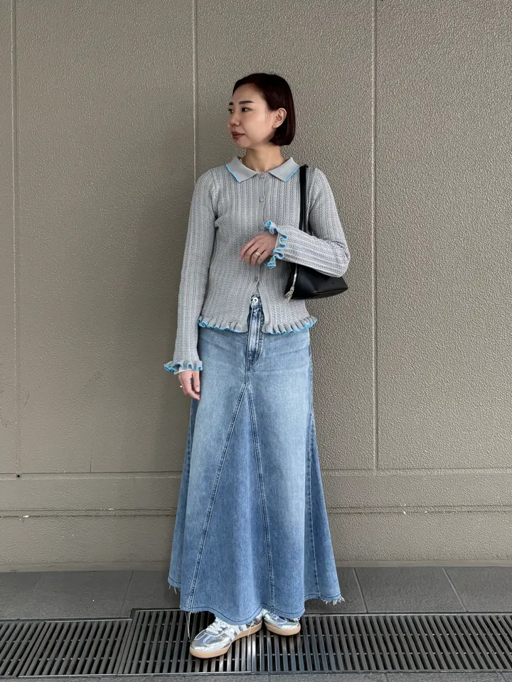 RUFFLED KNIT CARDIGAN – calif（カリフ）公式サイト