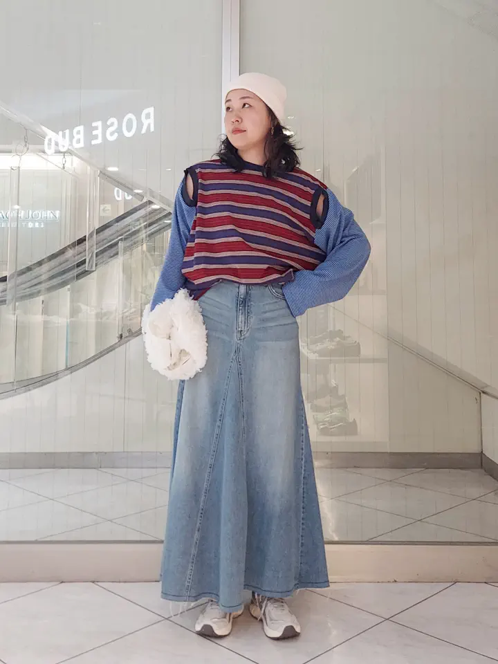 PANEL DENIM LONG SKIRT – calif（カリフ）公式サイト