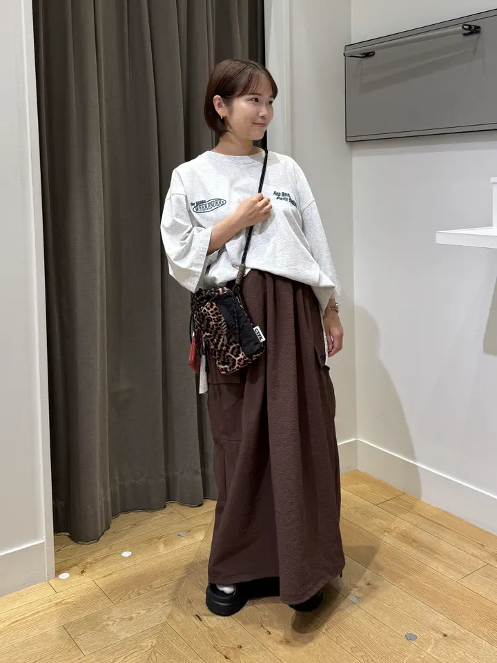 GENE HEAVENS x THOUSAND MILE/CARGO POCKET MAXI SKIRT – calif