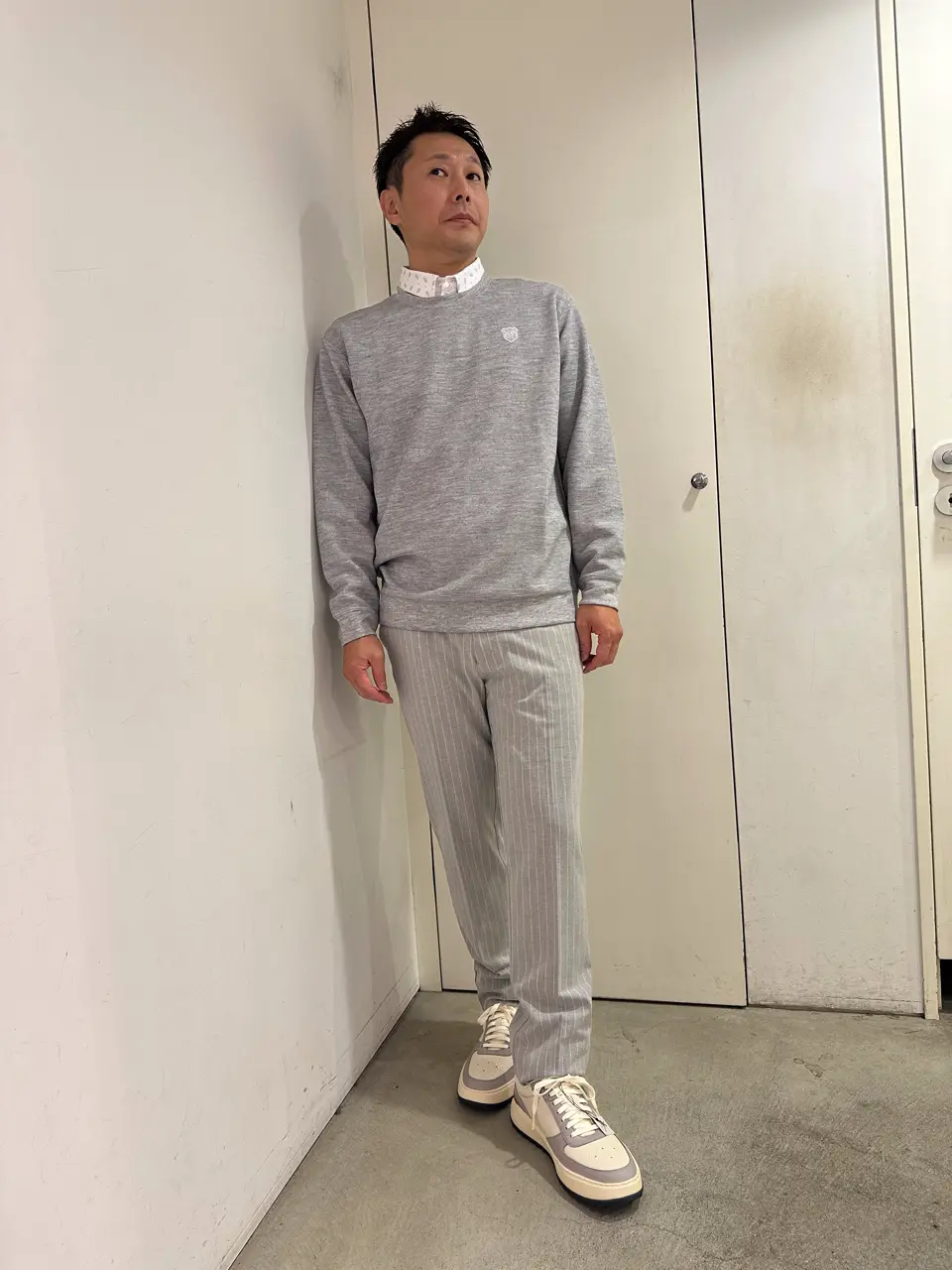 関税込◆Off-White◆コットン ペイズリープリント Tシャツ 24AW】MEN ペイズリープリント 長袖シャツ ホワイト 071444020
