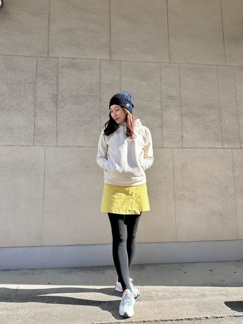 UNISEX スクリューニットキャップ ネイビー