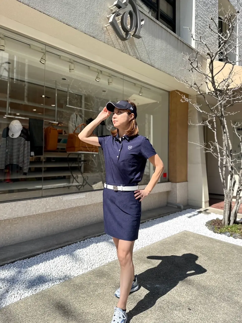 2025年夏 新品 売切れ商品 3Dベア天竺 レディース半袖シャツ 25SS】WOMEN 3Dベア天竺 半袖シャツ ネイビー 071652024