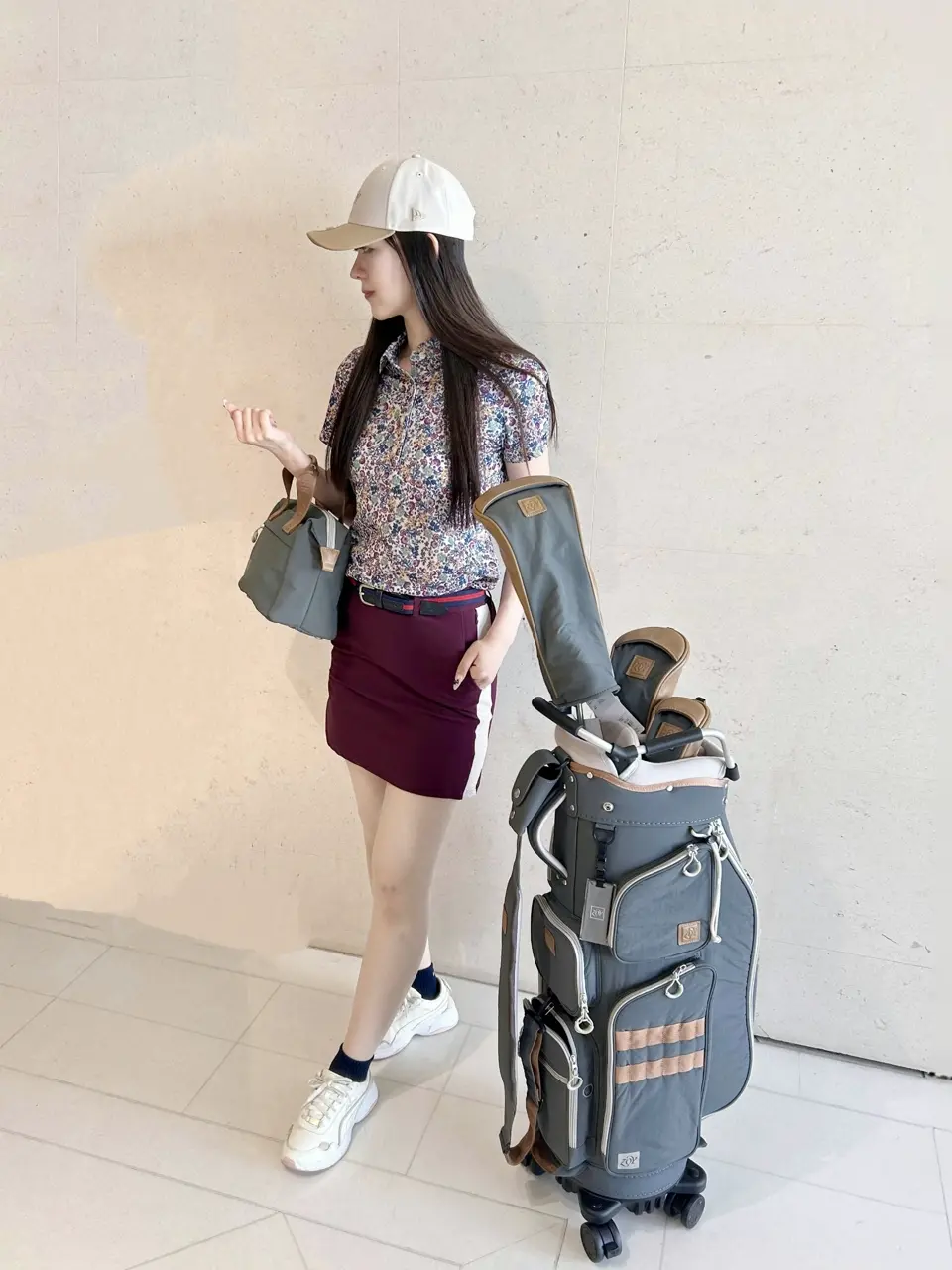 UNISEX NEW ERA ツートーンキャップ ベージュ