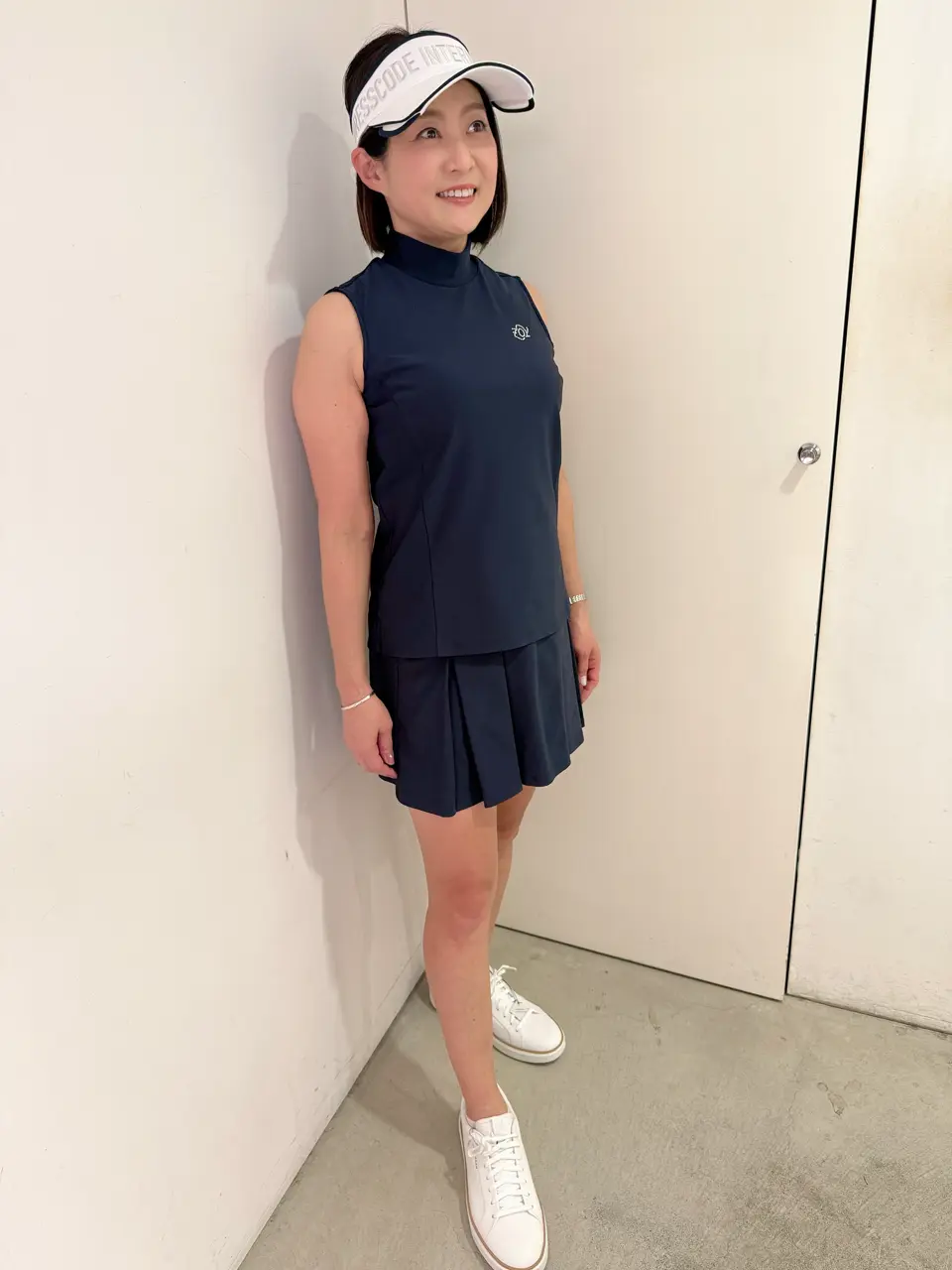 UNISEX サンシェードバイザー ホワイト