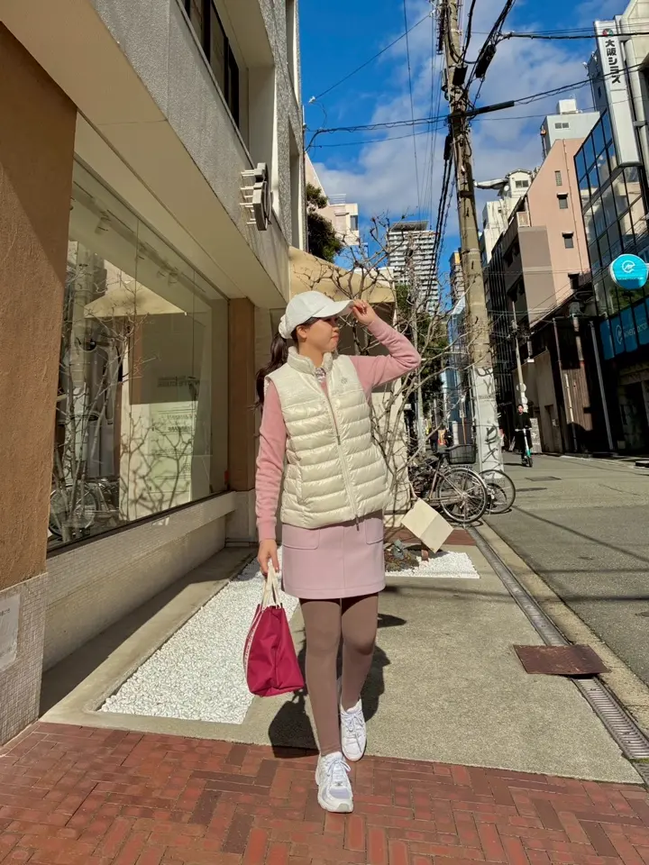 WOMEN WOOLLET スカート ピンク