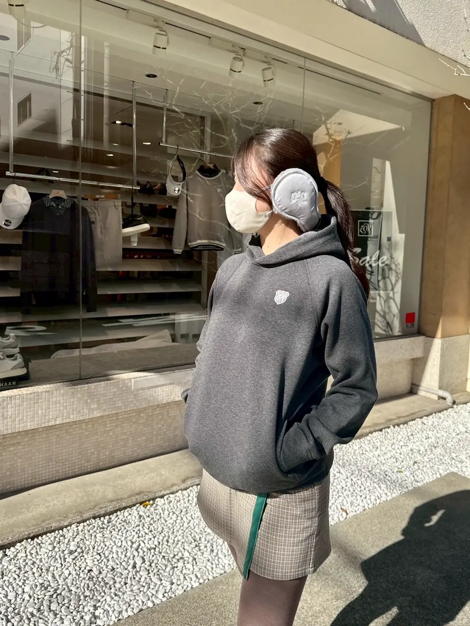 UNISEX イヤーマフ グレー