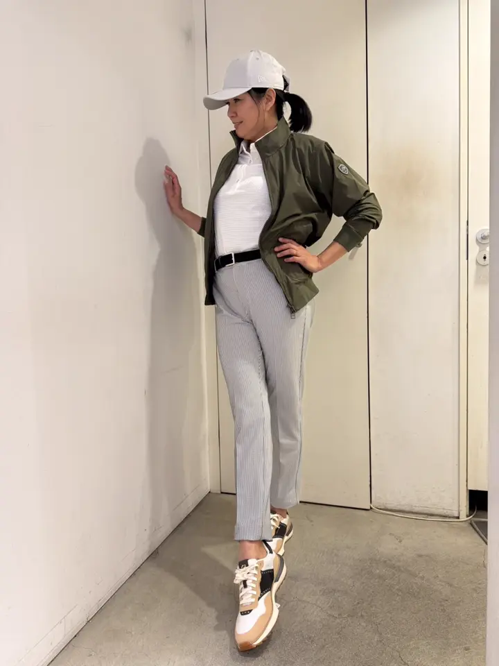 WOMEN サッカートリコットハイテンション ロングパンツ グレー