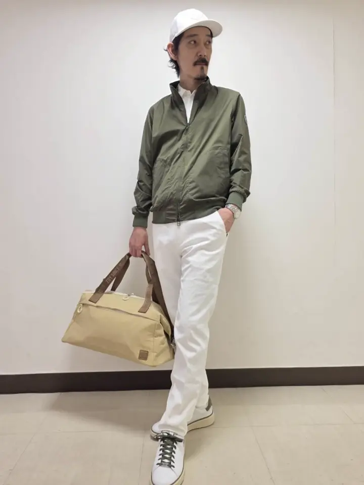 UNISEX ボストンバッグ カフェオレ