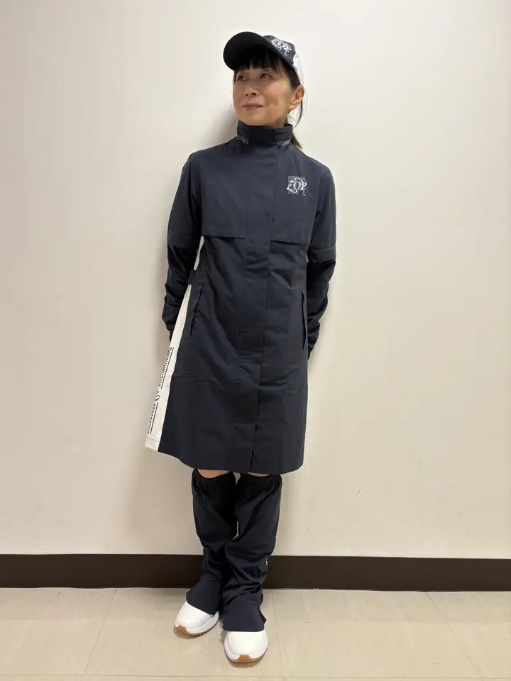 WOMEN ナイロンタフタストレッチ スカート ホワイト