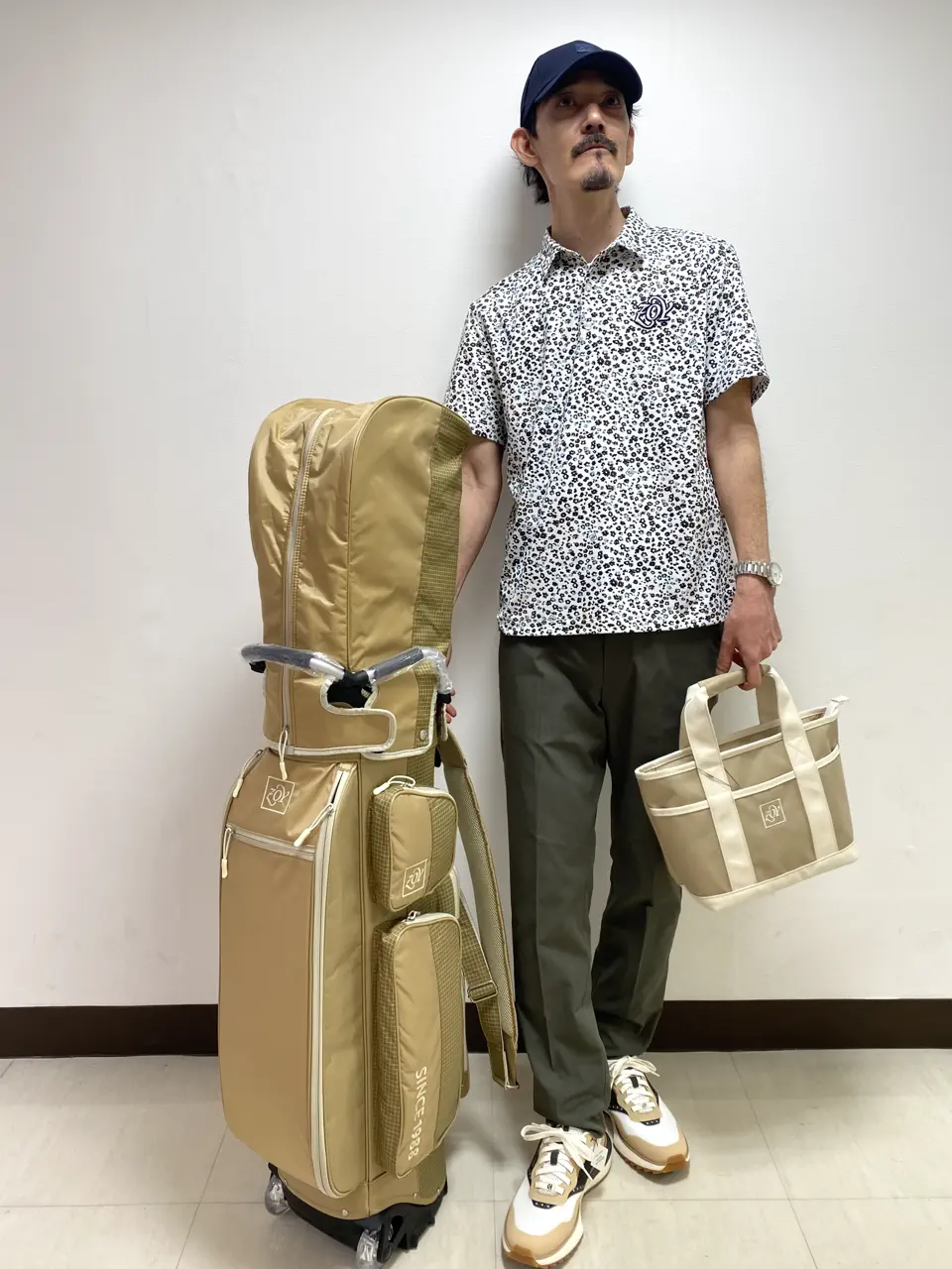 UNISEX サングラスホルダーキャップ ネイビー