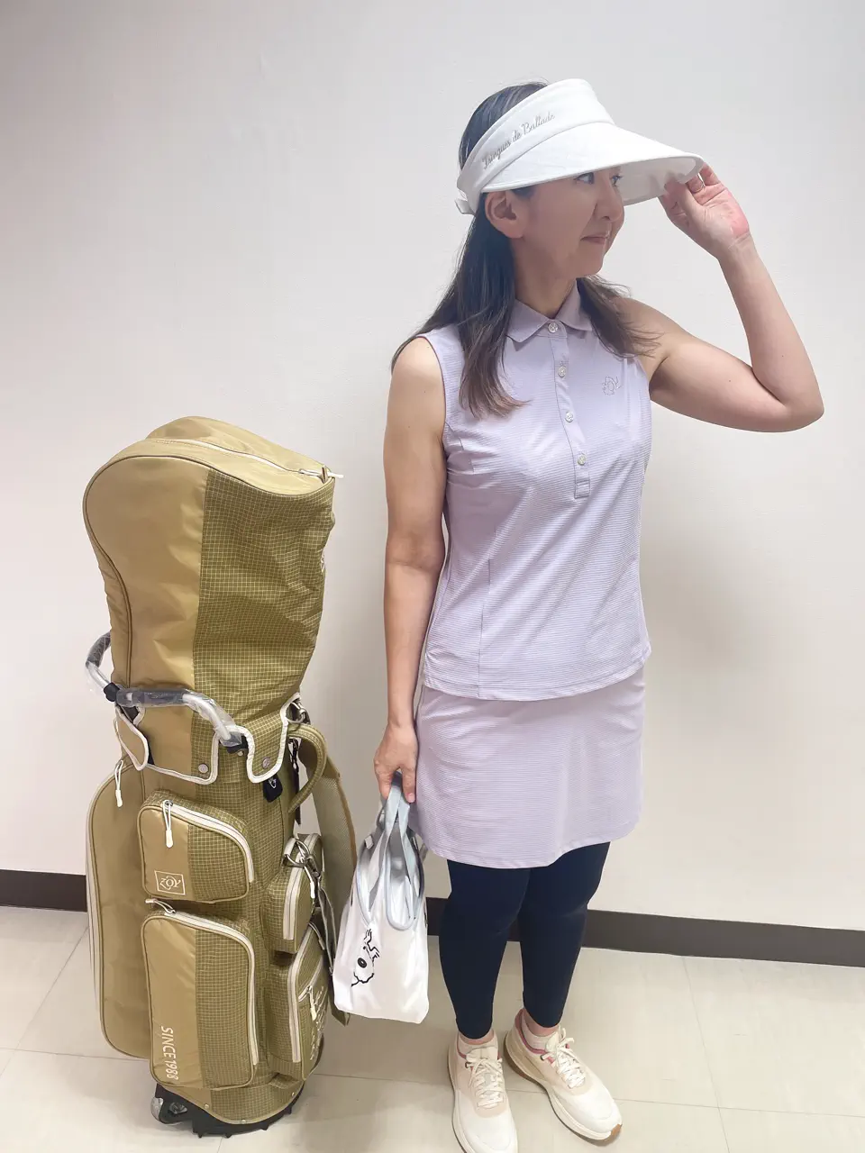 WOMEN リサイクルナイロンブロックアイランドトリコット ノースリーブ
