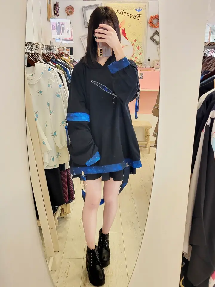 袖2wayな宇宙創造パーカー ｜ Favoriteオリジナル