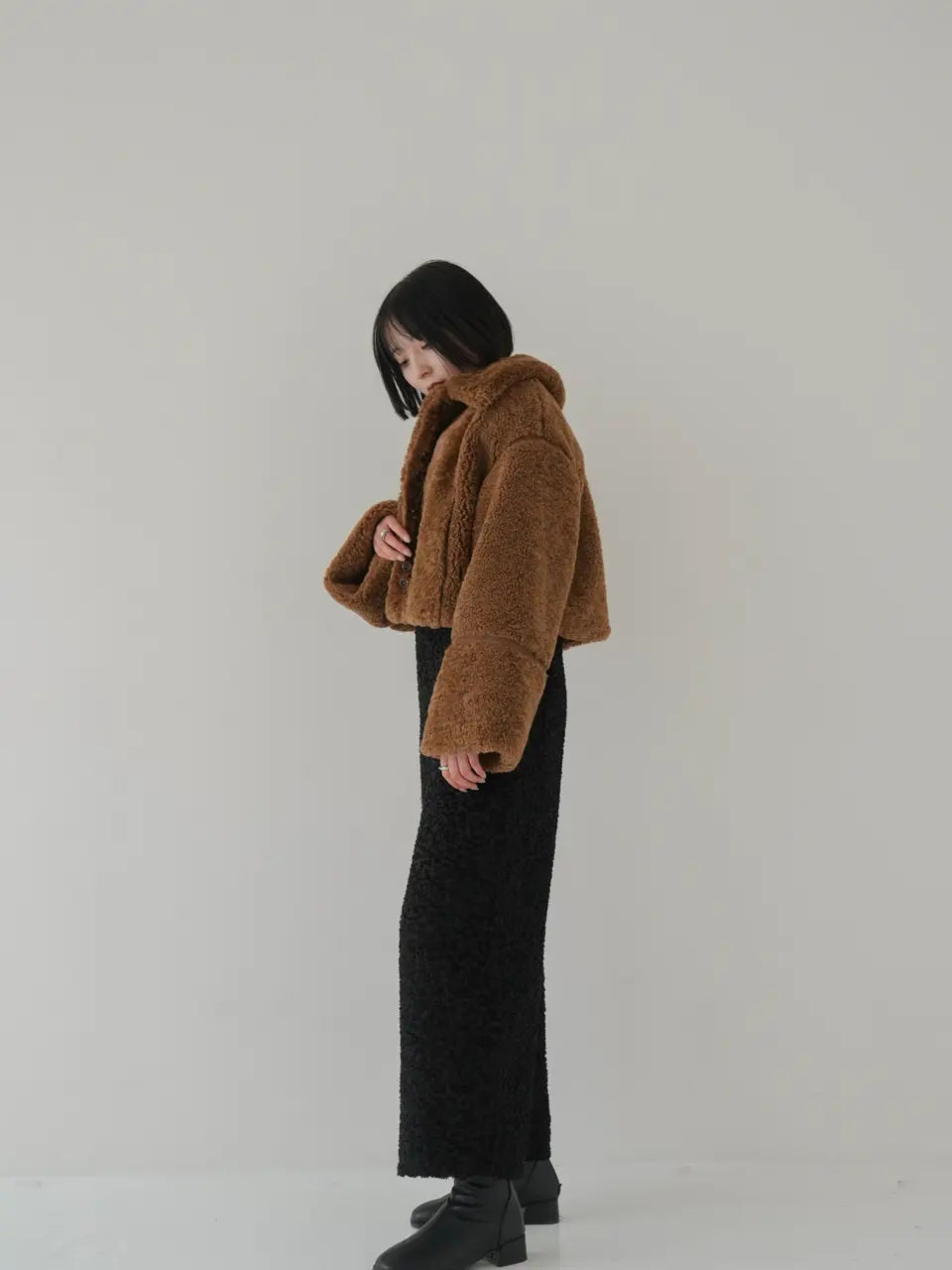 Eaphi】ECOFUR SHORT JACKET