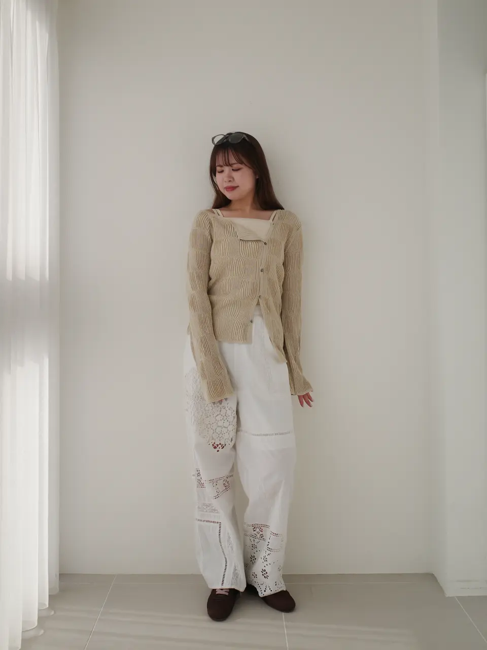 パンツ Eaphi PATCH WORK EMBROIDERY PANTS PATCH WORK EMBROIDERY PANTS