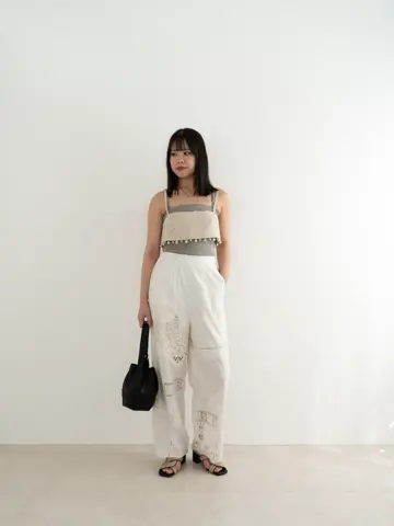 パンツ Eaphi PATCH WORK EMBROIDERY PANTS PATCH WORK EMBROIDERY PANTS