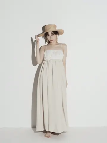 【eaphi】FLOWER LACE BALLOON ONE PIECE 2 FLOWER LACE BALLOON ONE PIECE