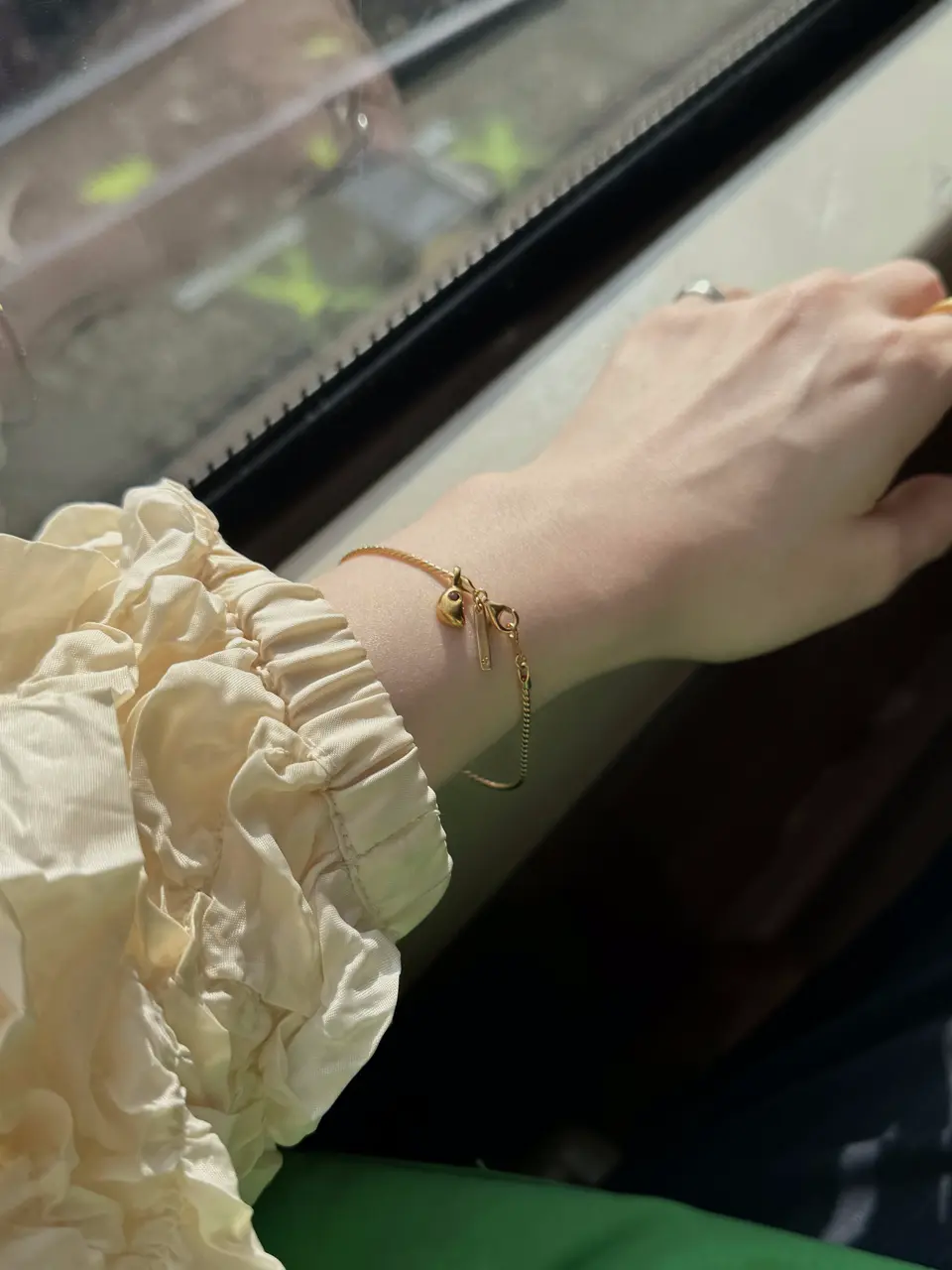 ツイストチェーンブレスレット GD