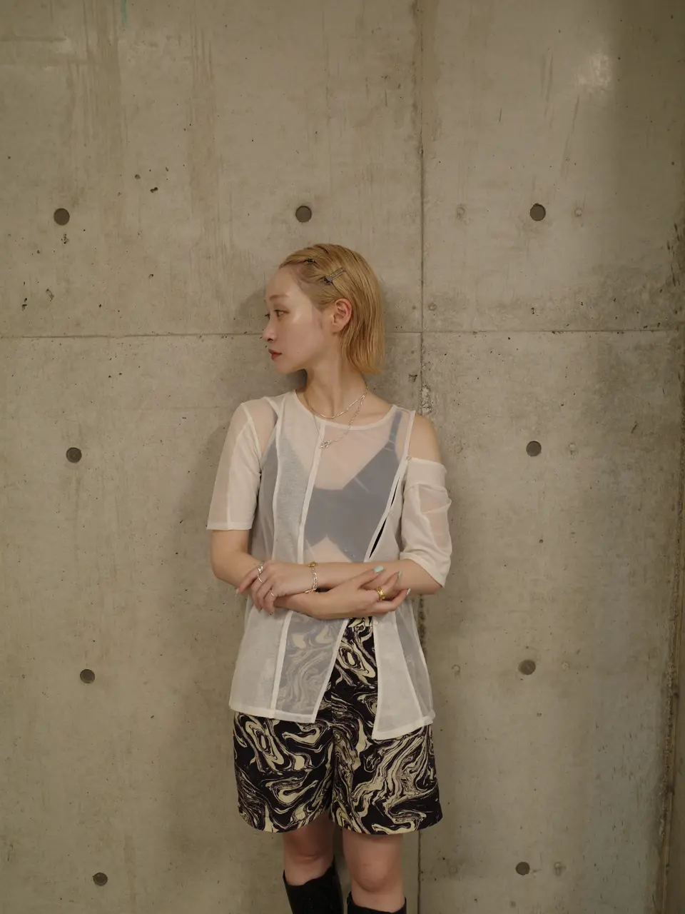 GARNISH vol.1】ヒラールピアス GD