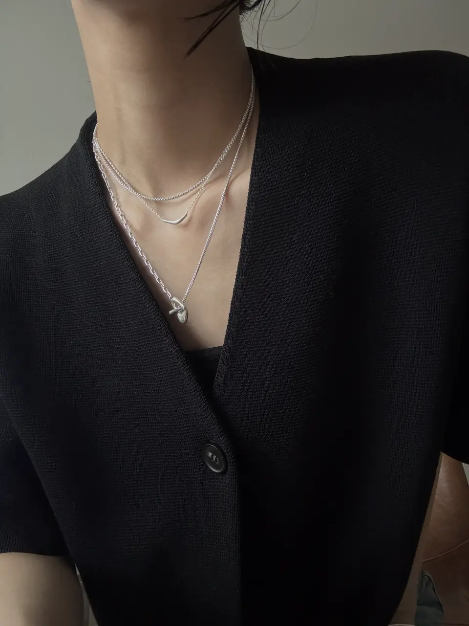 Rily ネックレス 18金 ロープ ネックレス 60cm 3mm 幅 / K18 Rope necklace 60cm 3mm