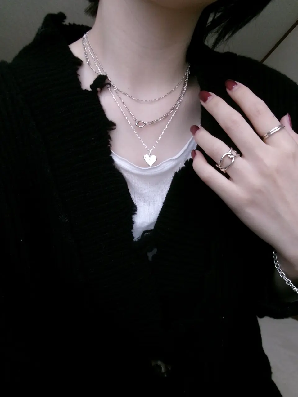 TEN. フィガロチェーンネックレス 38cm フィガロチェーンネックレス SV 38cm