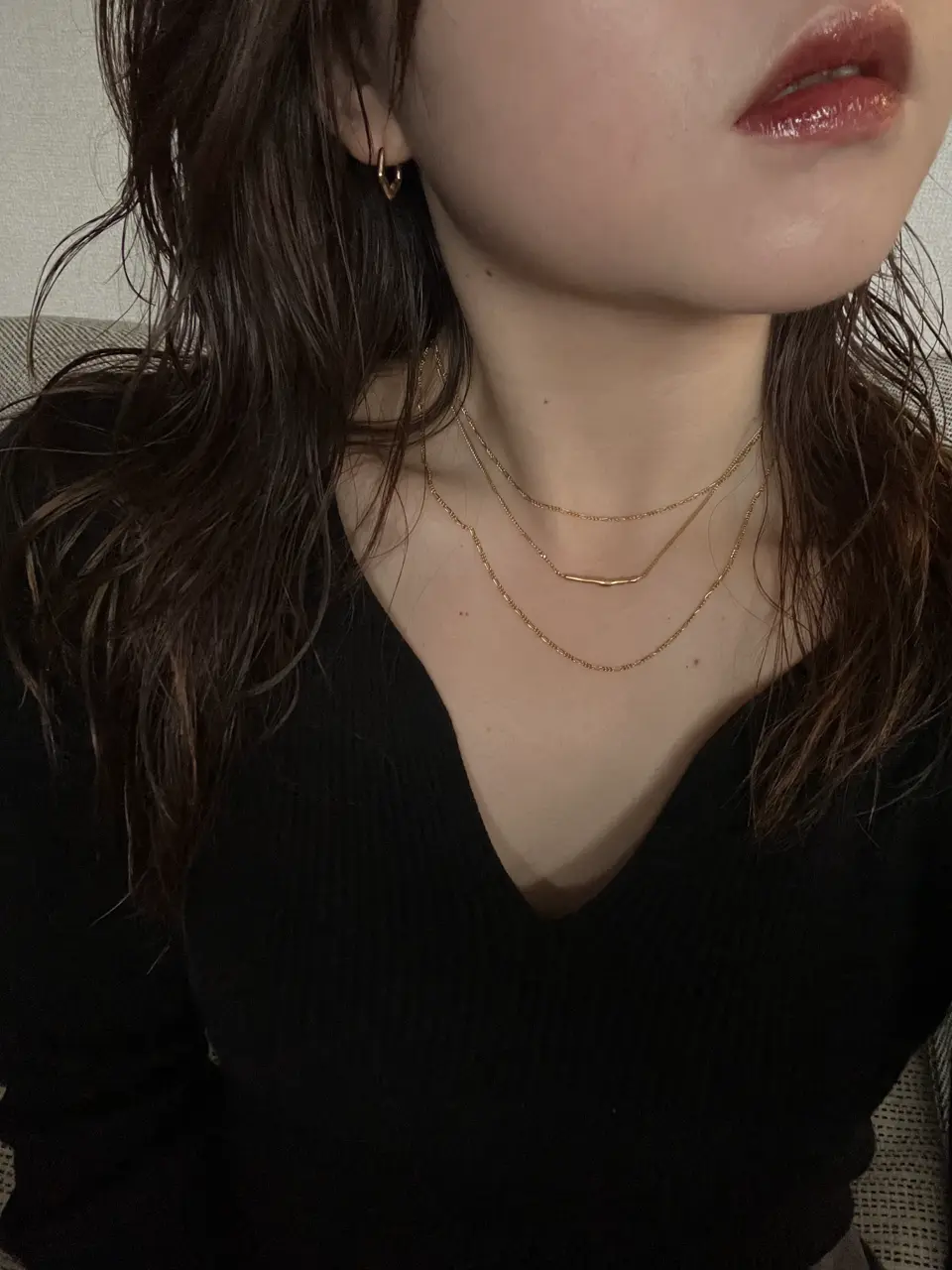 フィガロチェーンネックレス GD 50cm