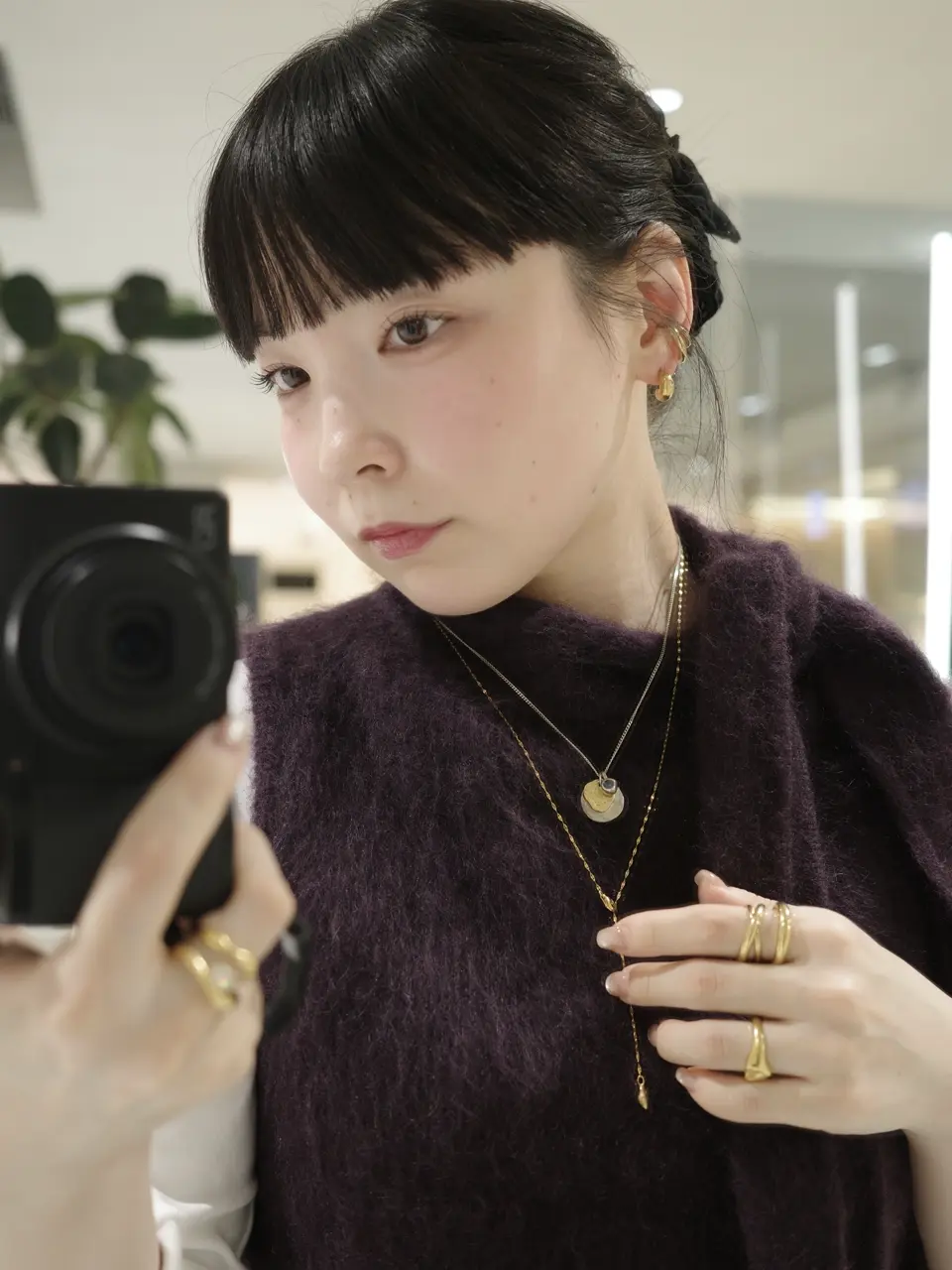 マリーナチェーンネックレス SV -M-