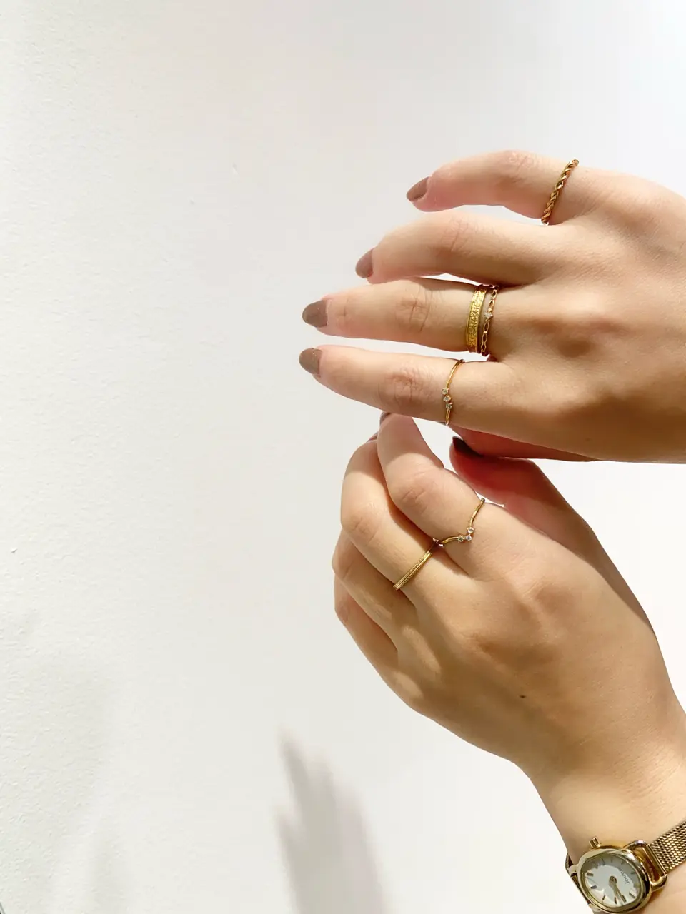 【J037】ヴィンテージ　オーバーレイ　ロイド・べセンティ　リング　13号 J037】ヴィンテージ オーバーレイ ロイド・べセンティ リング 13号