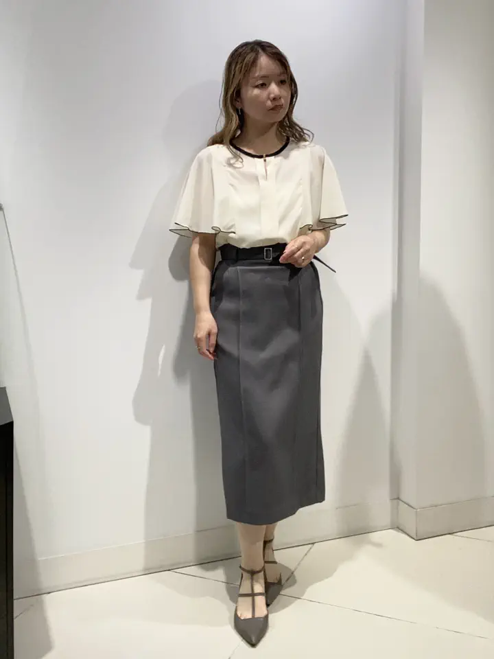 SALE】配色デザイン5分袖ブラウス - 12Twelve Agenda(トゥエルブ