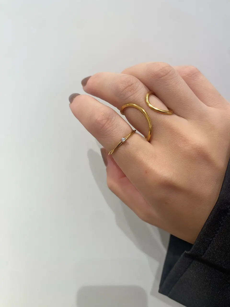 【遺品整理】 ゴールド ツイスト リング 指輪11号 遺品整理 生前整理 リング 指輪 アクセサリー レディースの通販 by kkk